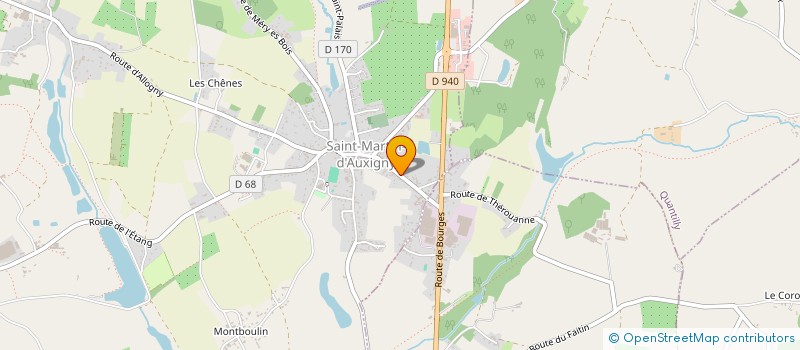 localisation de l'entreprise MONSIEUR STEPHANE MALLET  SAINT-MARTIN-D'AUXIGNY