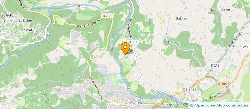 localisation de l'entreprise MONSIEUR STEPHANE MALY  ROSIERES