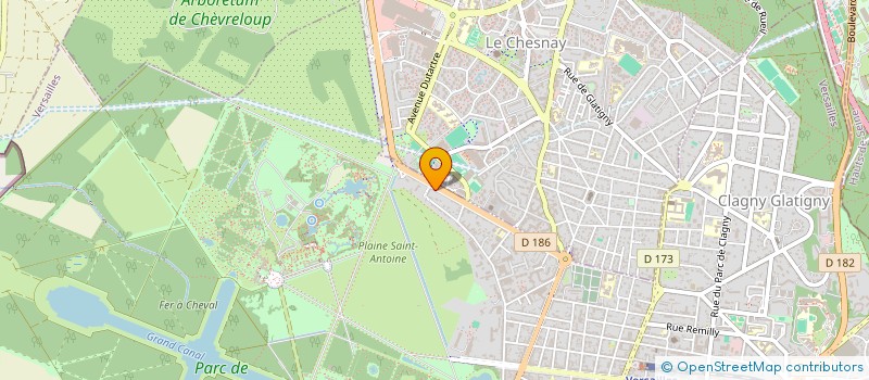 localisation de l'entreprise MONSIEUR STEPHANE MANDIN  VERSAILLES