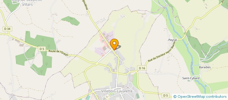 localisation de l'entreprise MONSIEUR STEPHANE MANDIN à VILLEBOIS-LAVALETTE