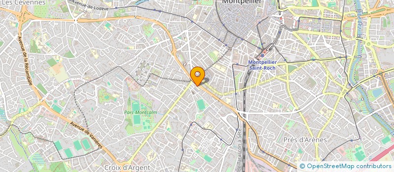 localisation de l'entreprise MONSIEUR STEPHANE MANIACI à MONTPELLIER