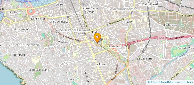 localisation de l'entreprise MONSIEUR STEPHANE MANISCALCO  MARSEILLE
