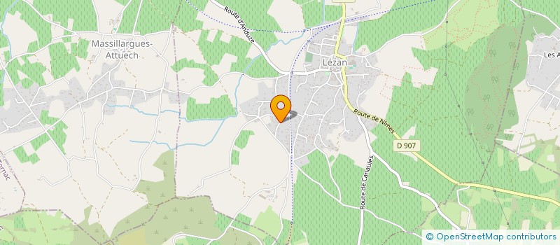 localisation de l'entreprise MONSIEUR STEPHANE MANOEL  LEZAN