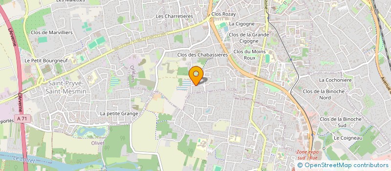 localisation de l'entreprise MONSIEUR STEPHANE MANSUY  ORLEANS