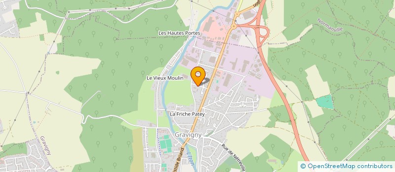 localisation de l'entreprise MONSIEUR STEPHANE MARAIS à GRAVIGNY