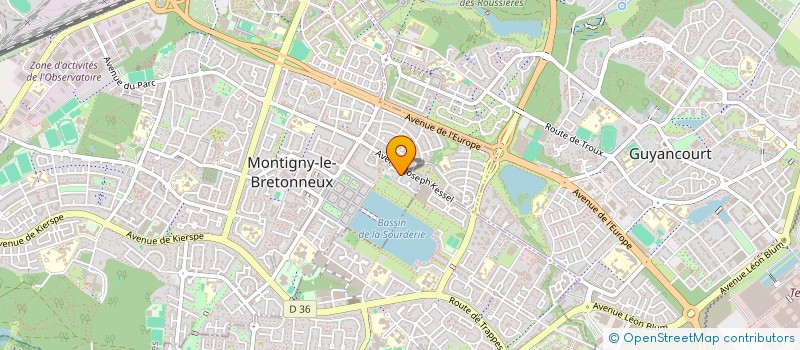 localisation de l'entreprise MONSIEUR STEPHANE MARBOEUF  MONTIGNY-LE-BRETONNEUX