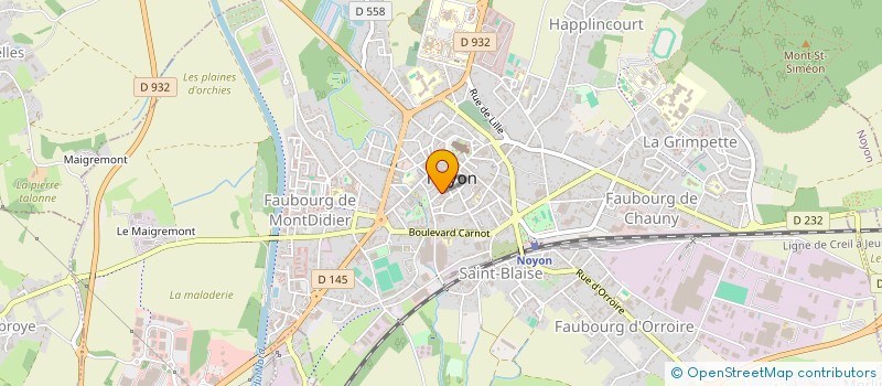 localisation de l'entreprise MONSIEUR STEPHANE MARCADIER  NOYON