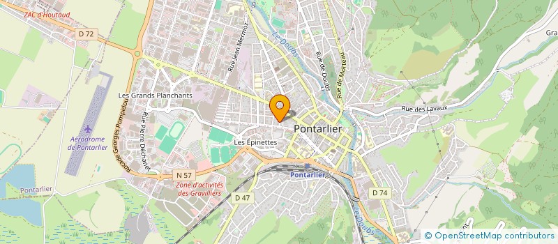 localisation de l'entreprise MONSIEUR STEPHANE MARCEL à PONTARLIER