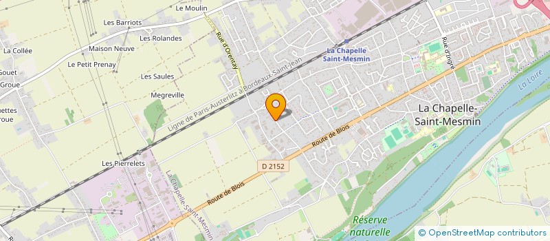 localisation de l'entreprise MONSIEUR STEPHANE MARGNOUX à LA CHAPELLE-SAINT-MESMIN