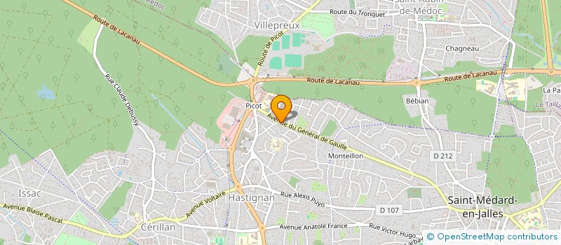 localisation de l'entreprise MONSIEUR STEPHANE MARGUERITE  SAINT-MEDARD-EN-JALLES