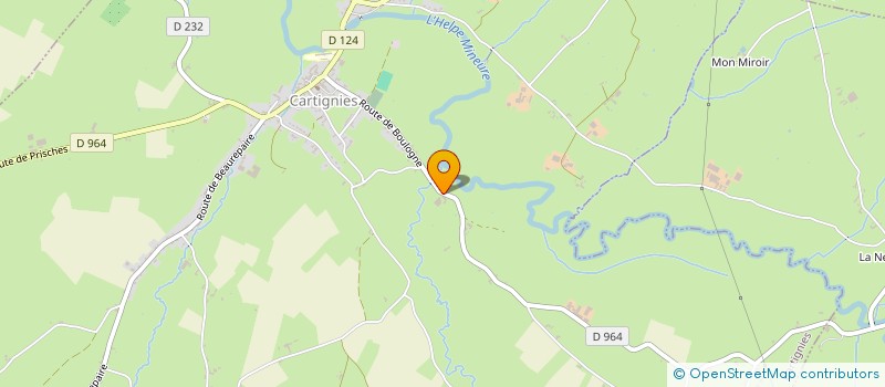 localisation de l'entreprise MONSIEUR STEPHANE MARION  CARTIGNIES