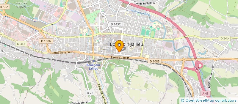 localisation de l'entreprise MONSIEUR STEPHANE MARION  BOURGOIN-JALLIEU