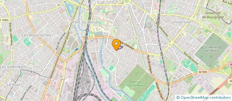 localisation de l'entreprise MONSIEUR STEPHANE MARMION  DIJON