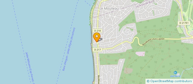 localisation de l'entreprise MONSIEUR STEPHANE MARQUAIS à LA TESTE-DE-BUCH