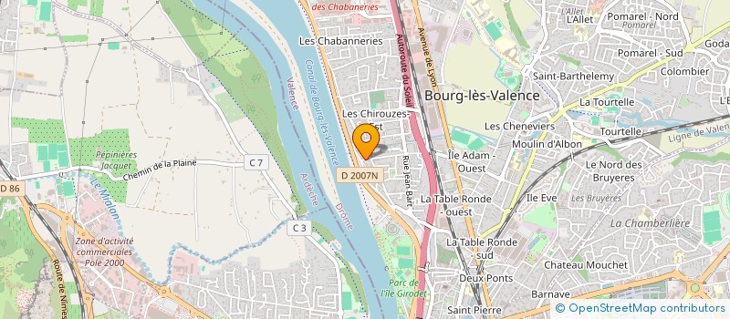 localisation de l'entreprise MONSIEUR STEPHANE MARQUEZ  BOURG-LES-VALENCE