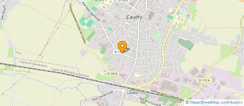 localisation de l'entreprise MONSIEUR STEPHANE MARTEL à CAUDRY