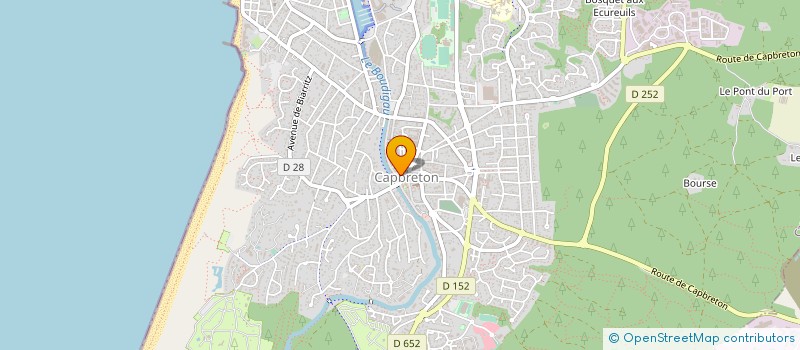 localisation de l'entreprise MONSIEUR STEPHANE MARTIN  CAPBRETON