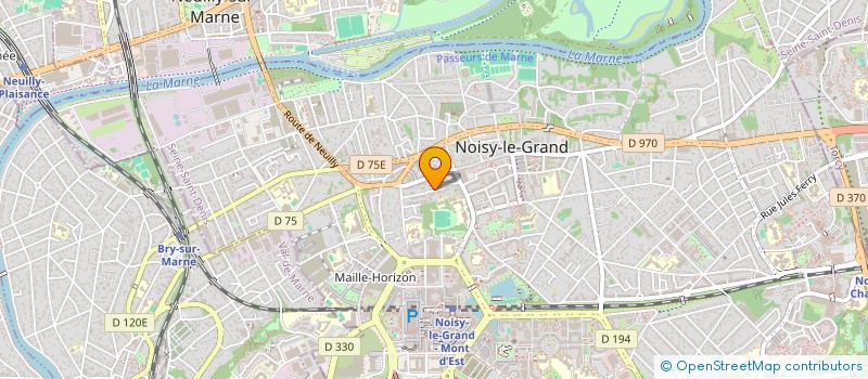 localisation de l'entreprise MONSIEUR STEPHANE MARTIN à NOISY-LE-GRAND
