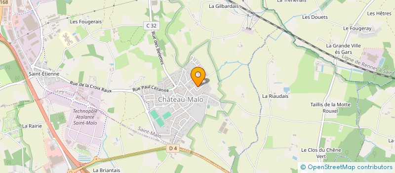 localisation de l'entreprise MONSIEUR STEPHANE MARTIN  PLEUDIHEN-SUR-RANCE