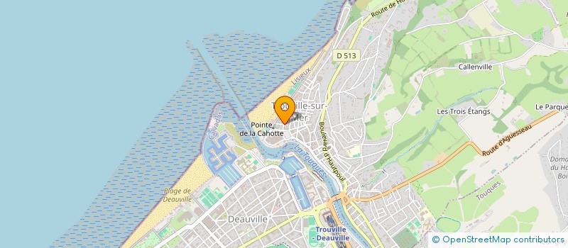 localisation de l'entreprise MONSIEUR STEPHANE MARTIN  TROUVILLE-SUR-MER