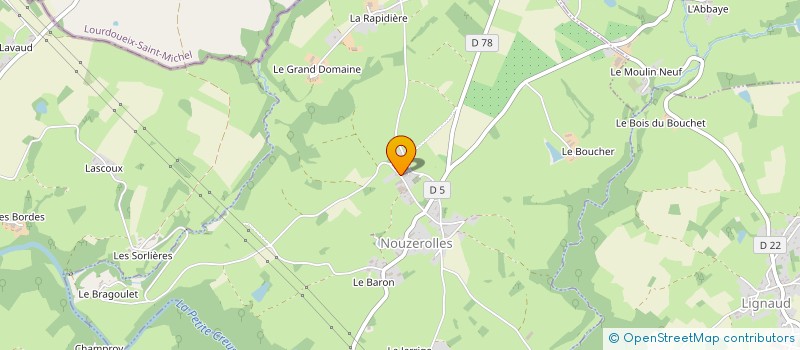 localisation de l'entreprise MONSIEUR STEPHANE MARTIN à NOUZEROLLES