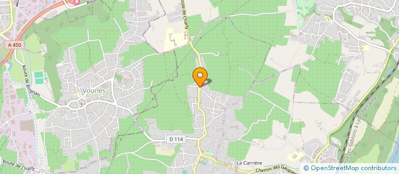 localisation de l'entreprise MONSIEUR STEPHANE MARTIN  CHARLY