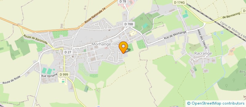 localisation de l'entreprise MONSIEUR STEPHANE MARTIN  MORHANGE