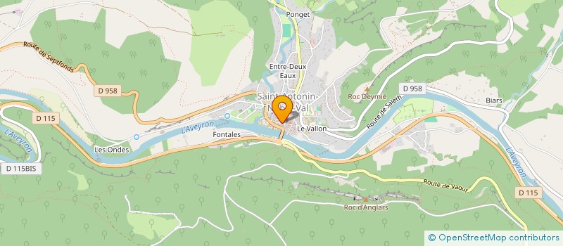 localisation de l'entreprise MONSIEUR STEPHANE MARTIN  SAINT-ANTONIN-NOBLE-VAL