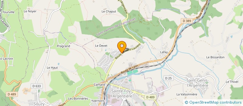 localisation de l'entreprise MONSIEUR STEPHANE MARTIN  AVEIZE