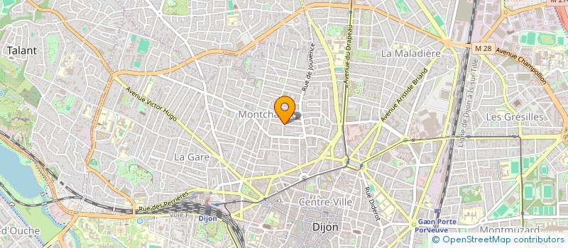 localisation de l'entreprise MONSIEUR STEPHANE MARTIN  DIJON