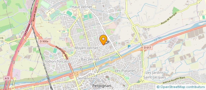 localisation de l'entreprise MONSIEUR STEPHANE MARTINA  PERPIGNAN