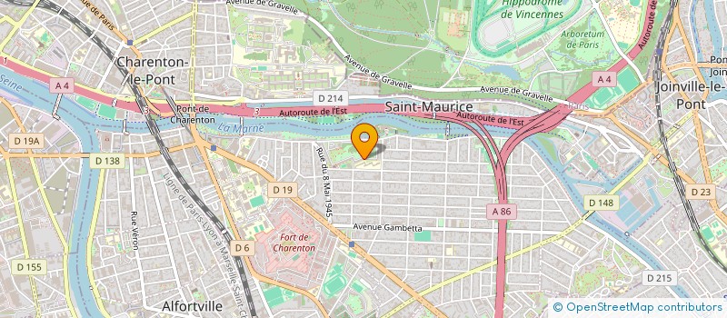 localisation de l'entreprise MONSIEUR STEPHANE MARTINE  MAISONS-ALFORT