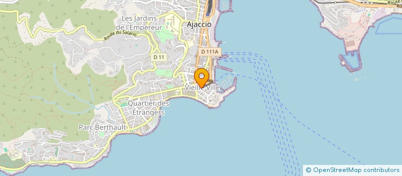 localisation de l'entreprise MONSIEUR STEPHANE MARTINETTI  AJACCIO