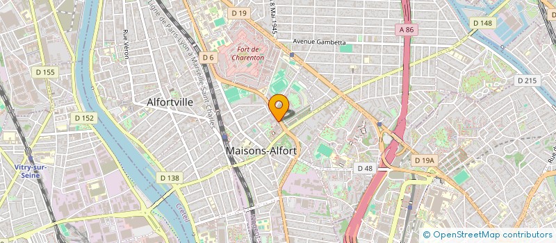 localisation de l'entreprise MONSIEUR STEPHANE MARTINEZ  MAISONS-ALFORT