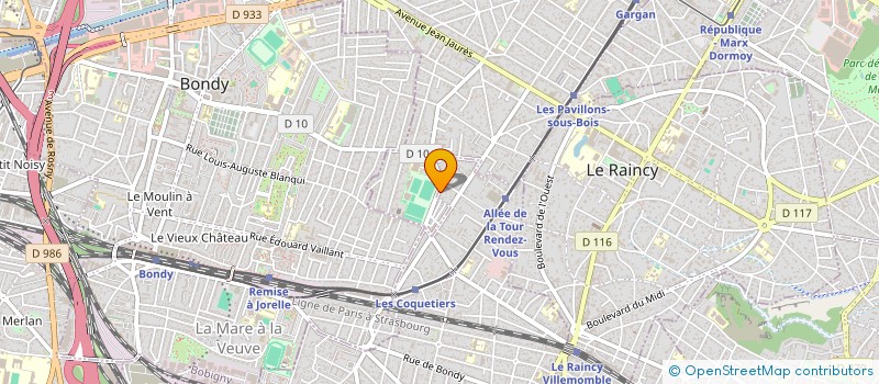 localisation de l'entreprise MONSIEUR STEPHANE MARTINS  VILLEMOMBLE