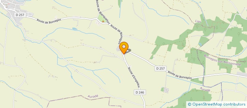 localisation de l'entreprise MONSIEUR STEPHANE MASERA  AURADE