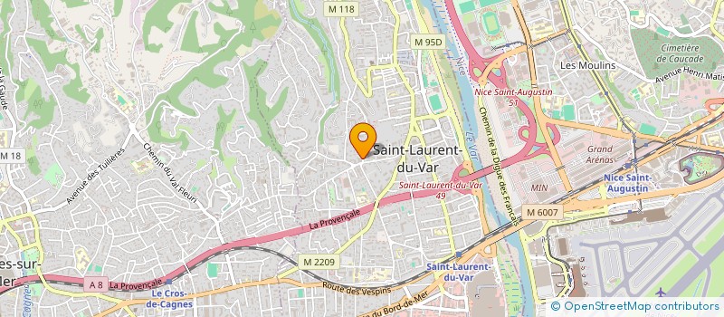 localisation de l'entreprise MONSIEUR STEPHANE MASSE à SAINT-LAURENT-DU-VAR