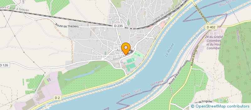 localisation de l'entreprise MONSIEUR STEPHANE MATEO  ARAMON