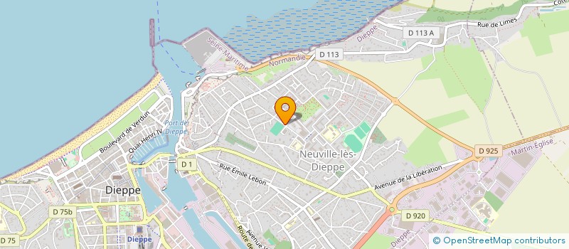 localisation de l'entreprise MONSIEUR STEPHANE MATHIAS  DIEPPE