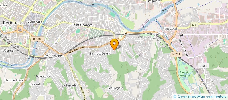 localisation de l'entreprise MONSIEUR STEPHANE MATTEI  BOULAZAC ISLE MANOIRE