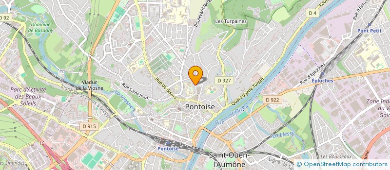 localisation de l'entreprise MONSIEUR STEPHANE MAUCOLIN à PONTOISE