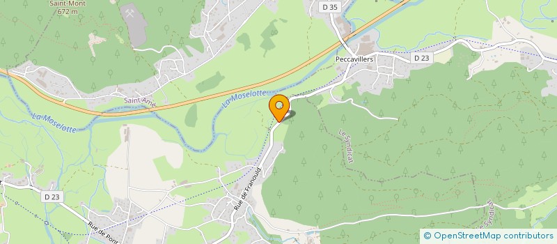 localisation de l'entreprise MONSIEUR STEPHANE MAUFFREY  DOMMARTIN-LES-REMIREMONT