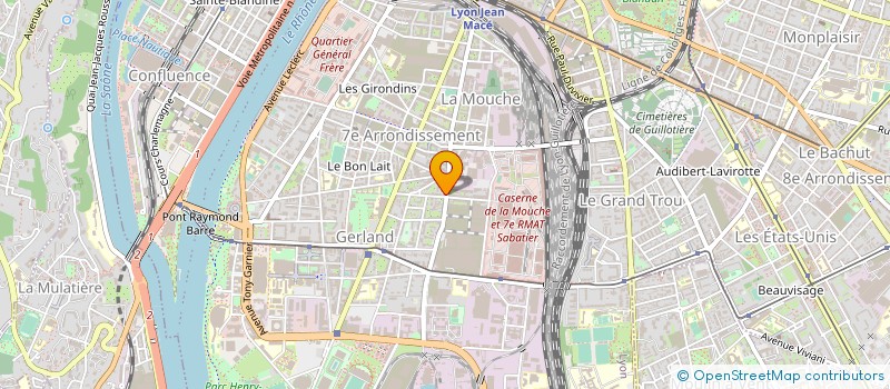 localisation de l'entreprise MONSIEUR STEPHANE MAUGIER  LYON