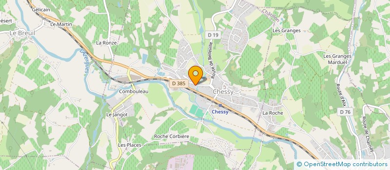 localisation de l'entreprise MONSIEUR STEPHANE MAURICE  CHESSY