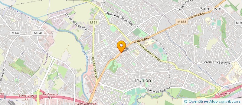 localisation de l'entreprise MONSIEUR STEPHANE MAURIES  LAVAUR