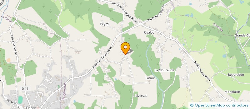 localisation de l'entreprise MONSIEUR STEPHANE MAXEL  PRIGONRIEUX