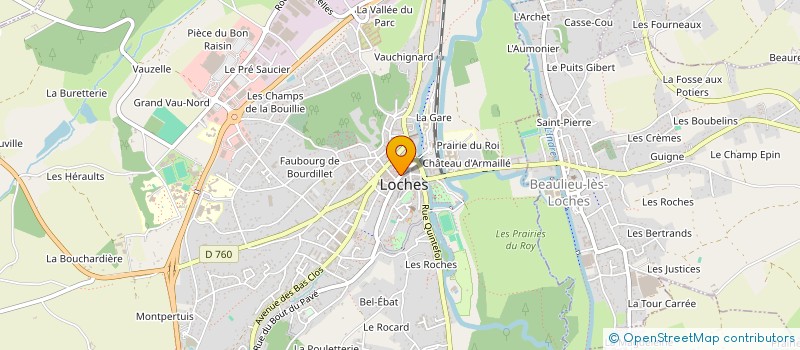 localisation de l'entreprise MONSIEUR STEPHANE MAY à LOCHES