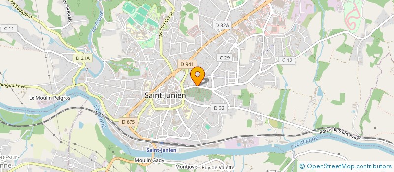 localisation de l'entreprise MONSIEUR STEPHANE MAZALEYRAT  SAINT-JUNIEN