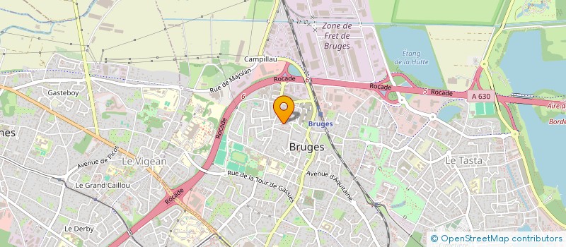 localisation de l'entreprise MONSIEUR STEPHANE MAZEAU  BRUGES