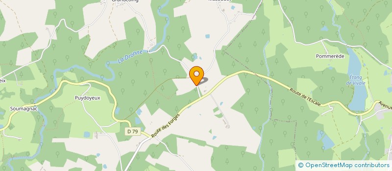 localisation de l'entreprise MONSIEUR STEPHANE MAZEAU  SAINT-SAUD-LACOUSSIERE